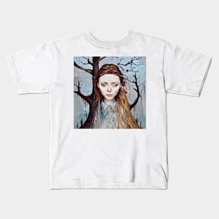 Winter girl Kids T-Shirt